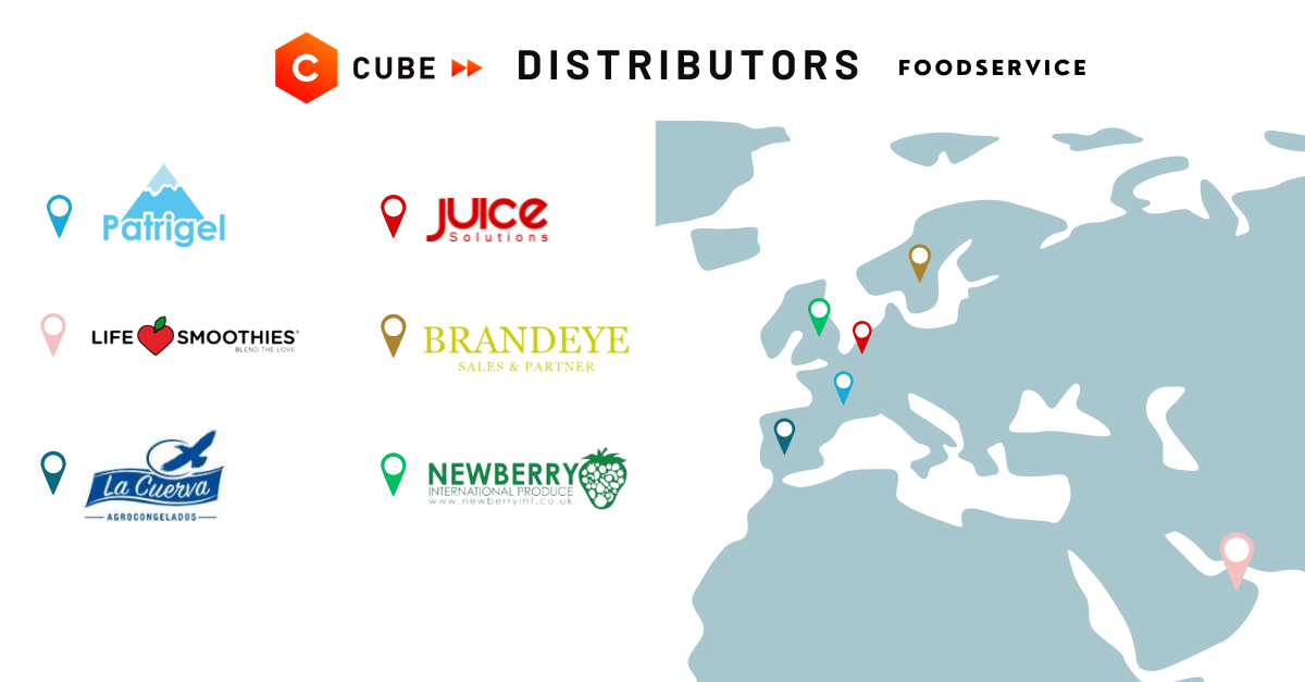 Distributors foodservice map